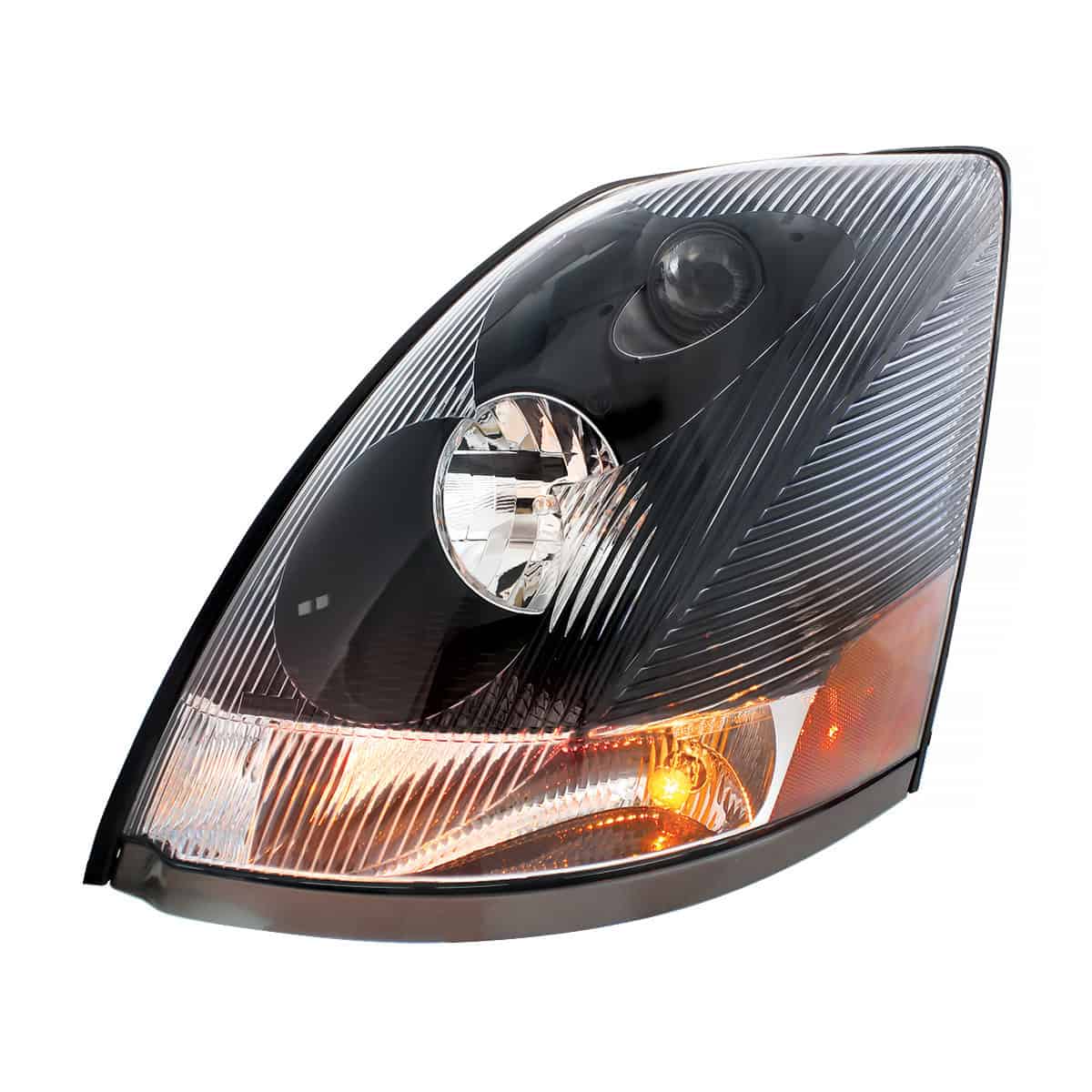 2003-2017 Volvo VN Blackout Headlight – Competition Series