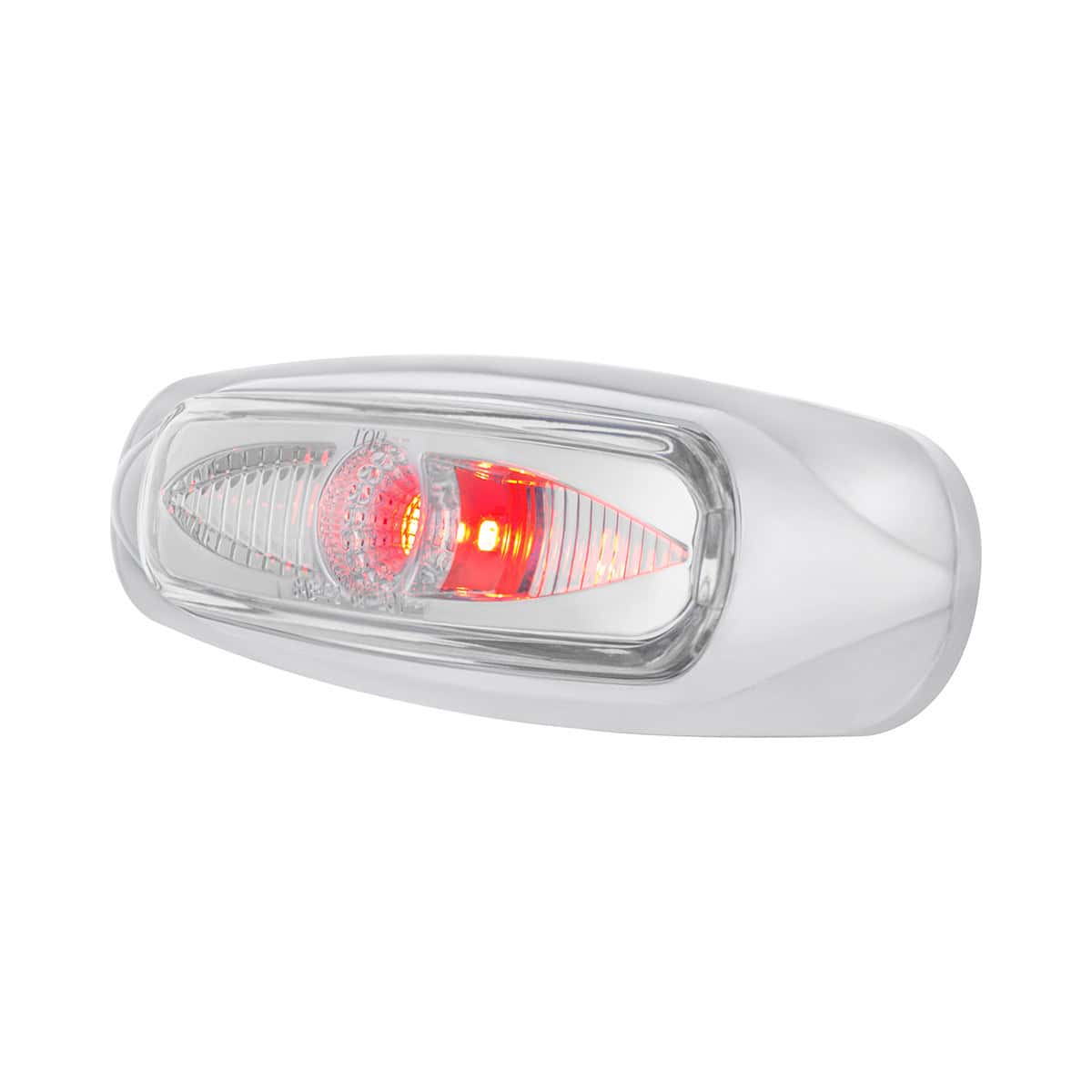 5-3/4&Quot; Wide 3 Led Vipereye Light (Clearance/Marker) - Red Led/Clear Lens 3 5-3/4" Wide 3 LED ViperEye Light (Clearance/Marker) - Red LED/Clear Lens