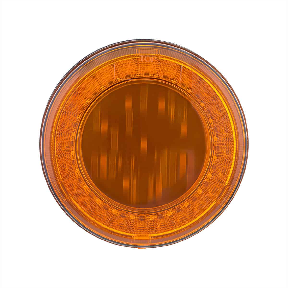 33 LED 4" Round Lumos Light X-Series (Turn Signal) - Amber LED/Amber Lens