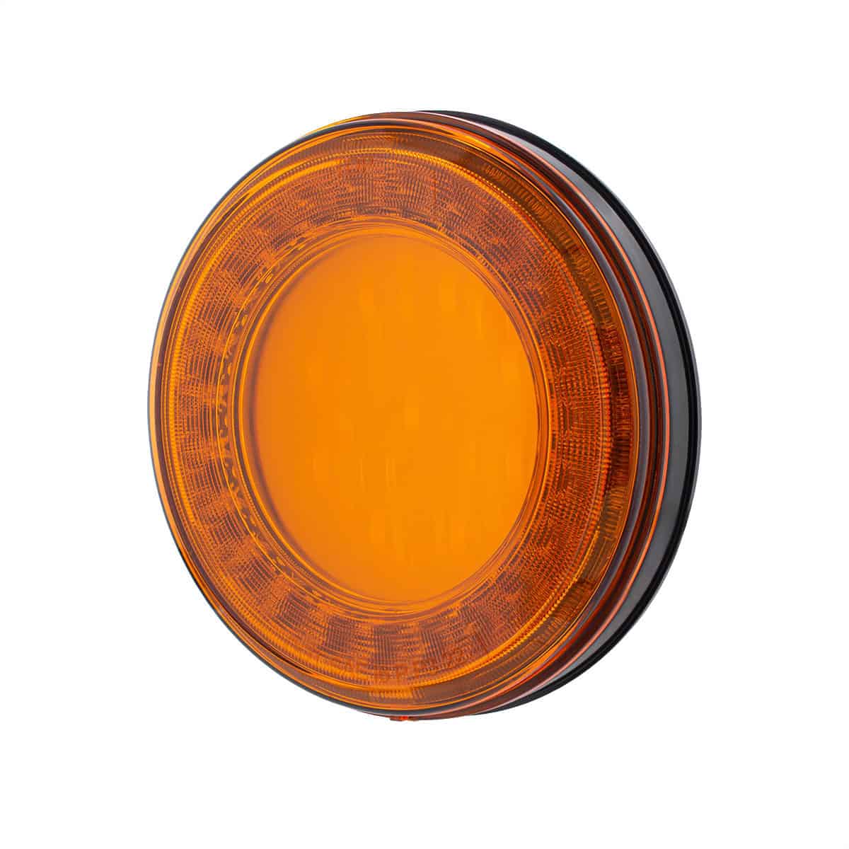33 Led 4&Quot; Round Lumos Light X-Series (Turn Signal) - Amber Led/Amber Lens 4 33 LED 4" Round Lumos Light X-Series (Turn Signal) - Amber LED/Amber Lens