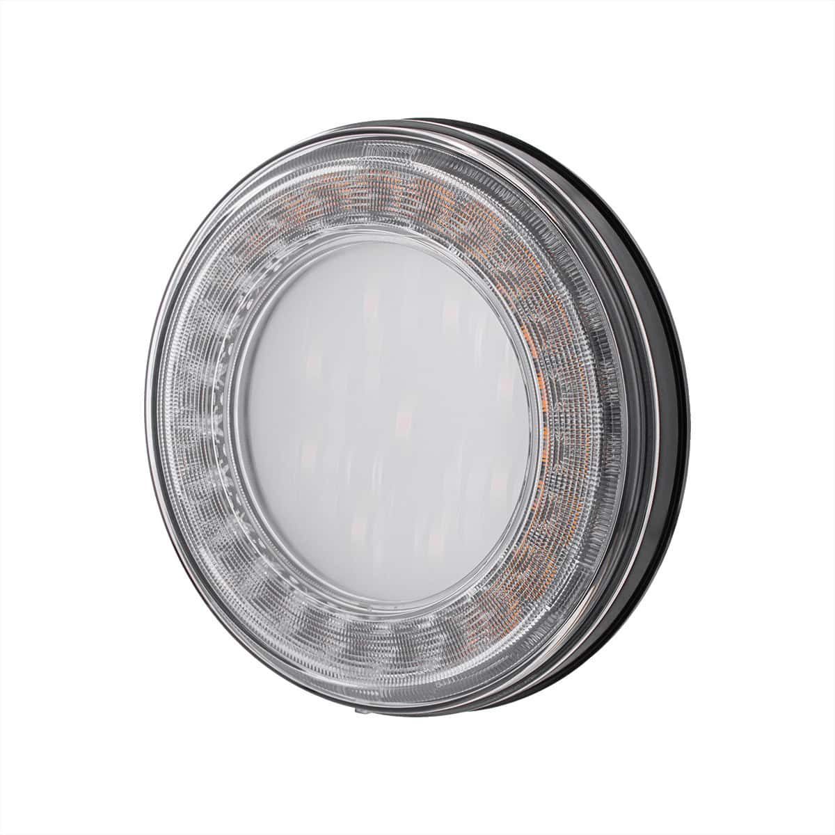 33 Led 4&Quot; Round Lumos Light X-Series (Turn Signal) - Amber Led/Clear Lens 4 33 LED 4" Round Lumos Light X-Series (Turn Signal) - Amber LED/Clear Lens
