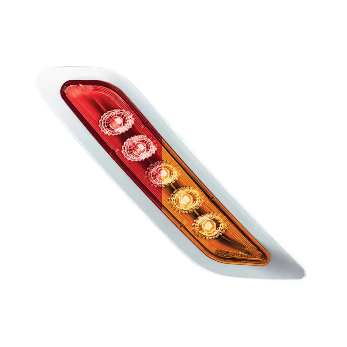 Double Fury 5 LED Door Turn Signal Light For 2012-2021 Peterbilt 579