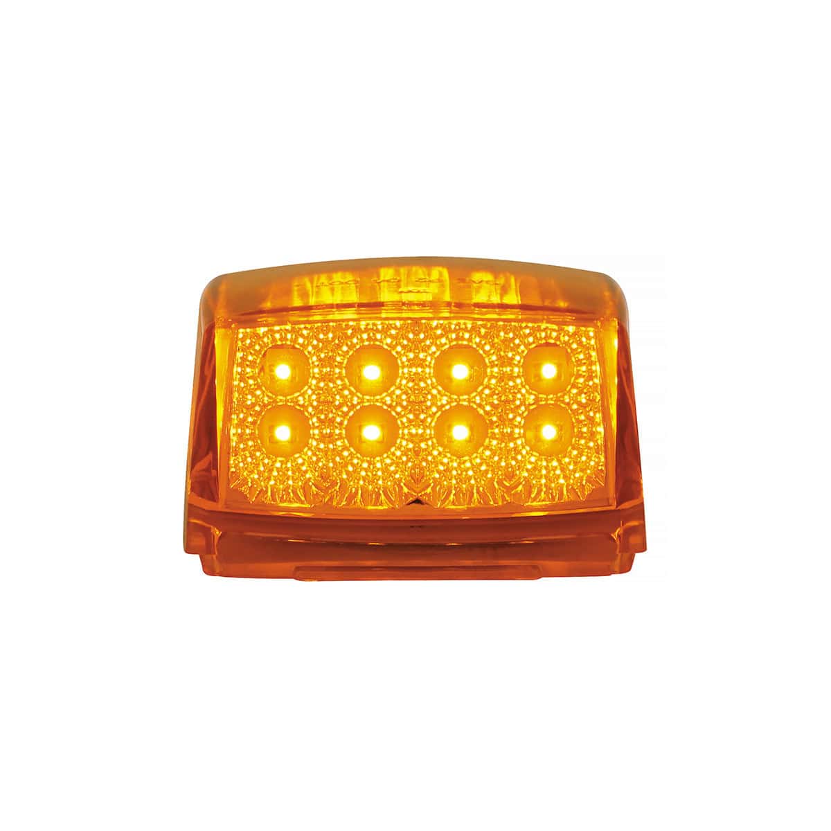 17 Led Reflector Square Cab Light - Amber Led/Amber Lens (5-Pack) 3 17 LED Reflector Square Cab Light - Amber LED/Amber Lens (5-Pack)
