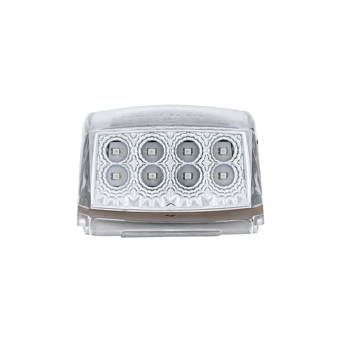 17 Led Reflector Square Cab Light - Amber Led/Clear Lens (5-Pack) 4 17 LED Reflector Square Cab Light - Amber LED/Clear Lens (5-Pack)