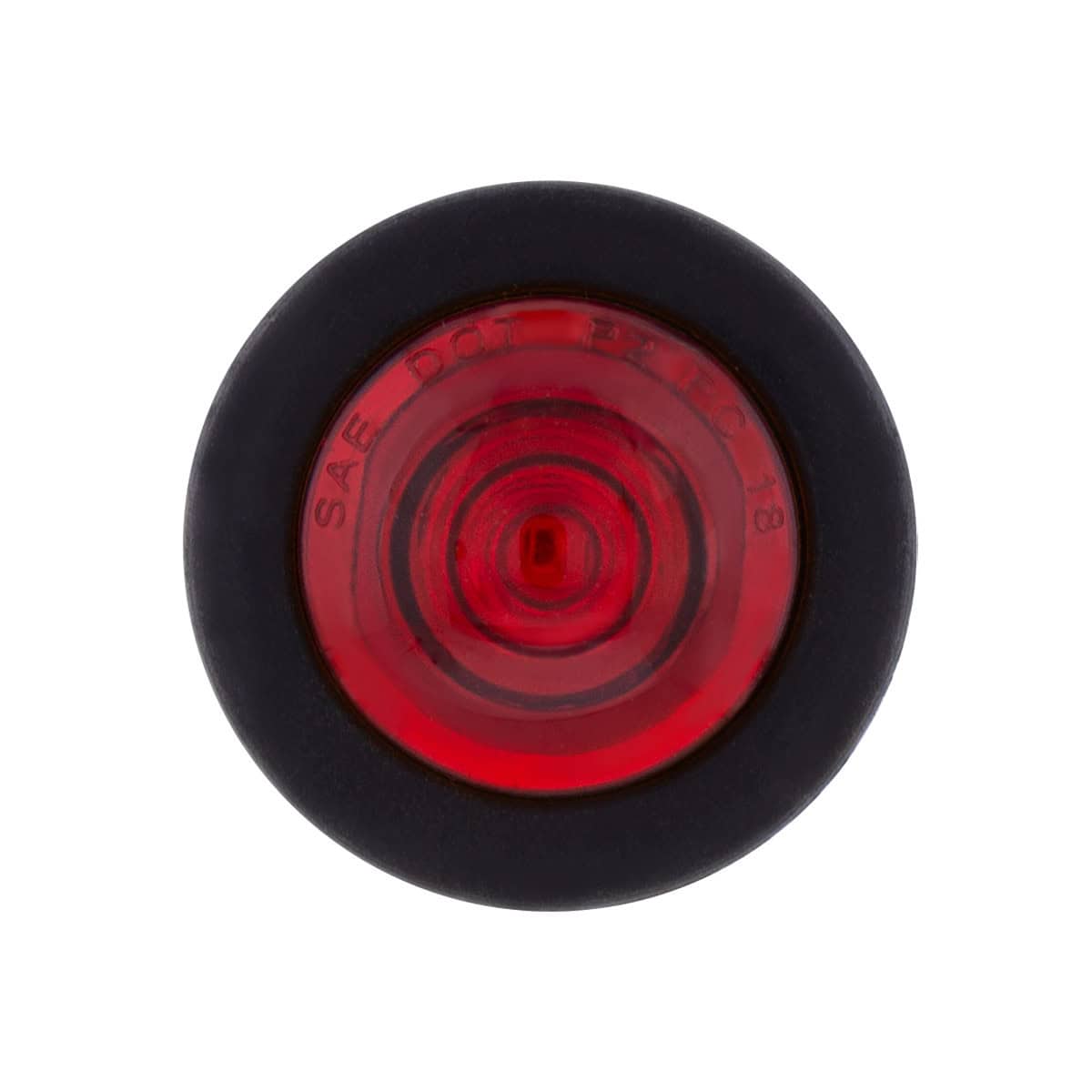 3/4" 1 LED Mini Clearance Light w/Rubber Grommet – Red