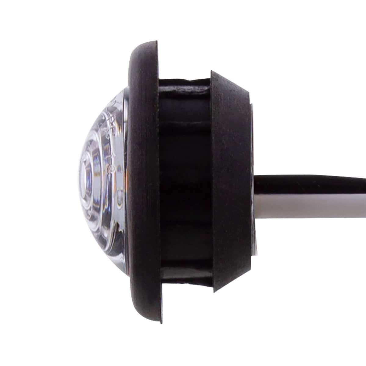 3/4&Quot; 1 Led Mini Clearance Light W/Rubber Grommet – Amber/Clear 4 3/4" 1 LED Mini Clearance Light w/Rubber Grommet – Amber/Clear