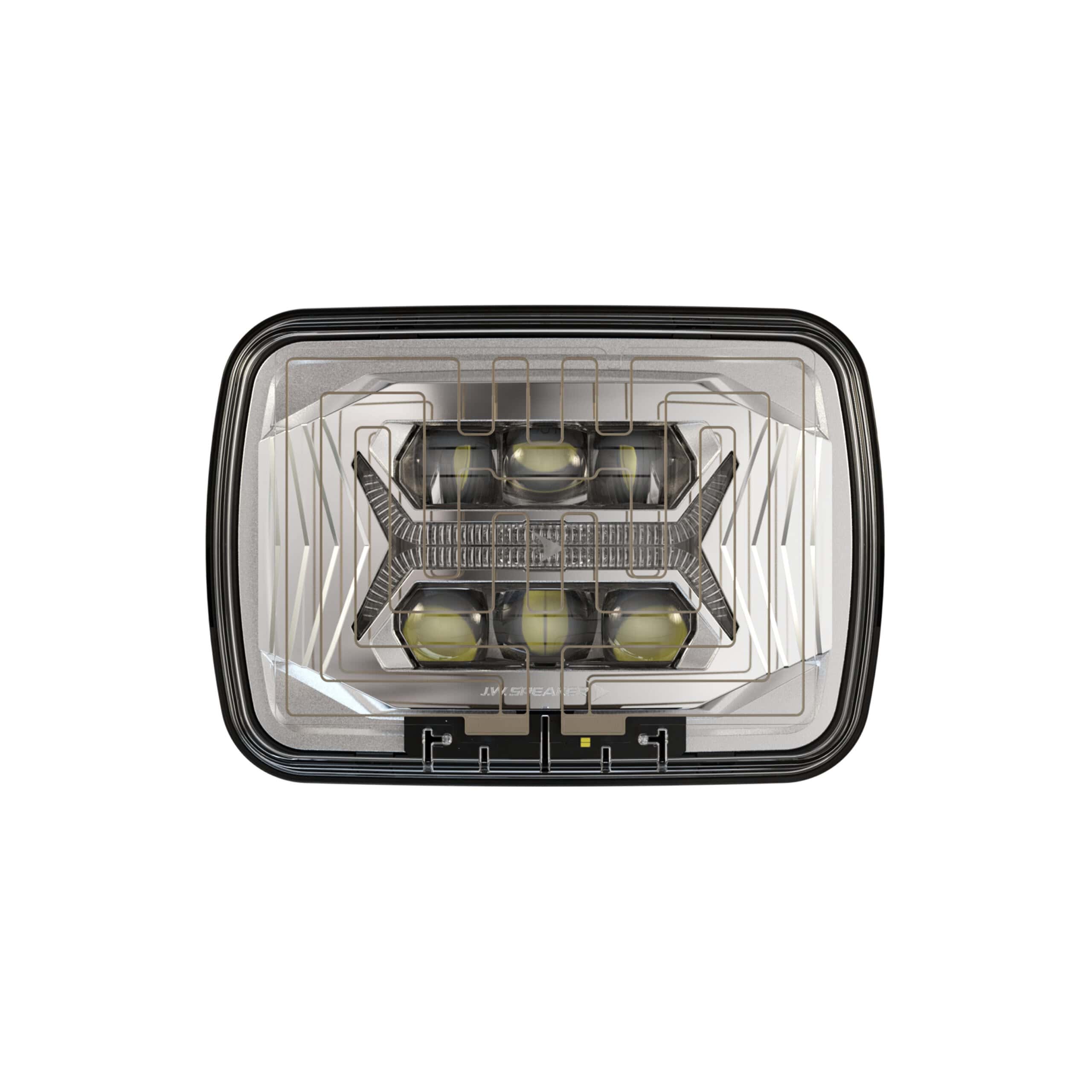 Jw Speaker Model 8900 Evo-X 5&Quot; X 7&Quot; Heated Headlight (Hi/Lo Beam) 3 JW Speaker Model 8900 EVO-X 5" x 7" Heated Headlight