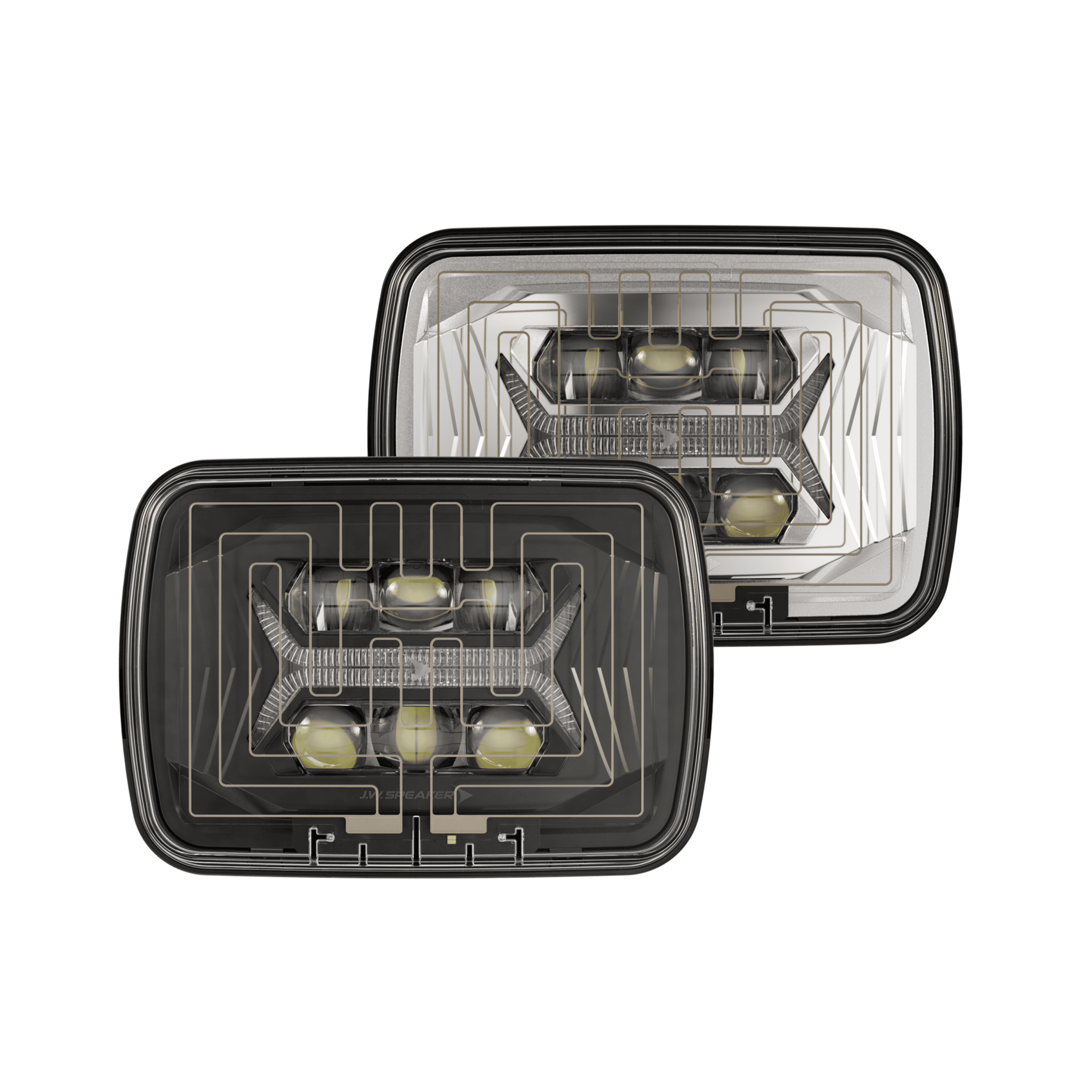 JW Speaker Model 8900 EVO-X 5" x 7" Heated Headlight (Hi/Lo Beam)