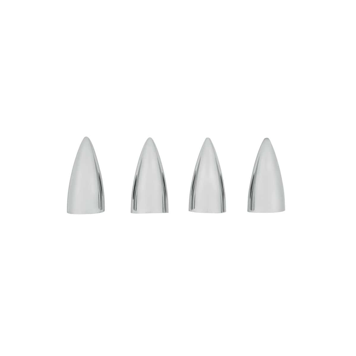 Chrome Bullet Head Valve Caps (4-Pack)