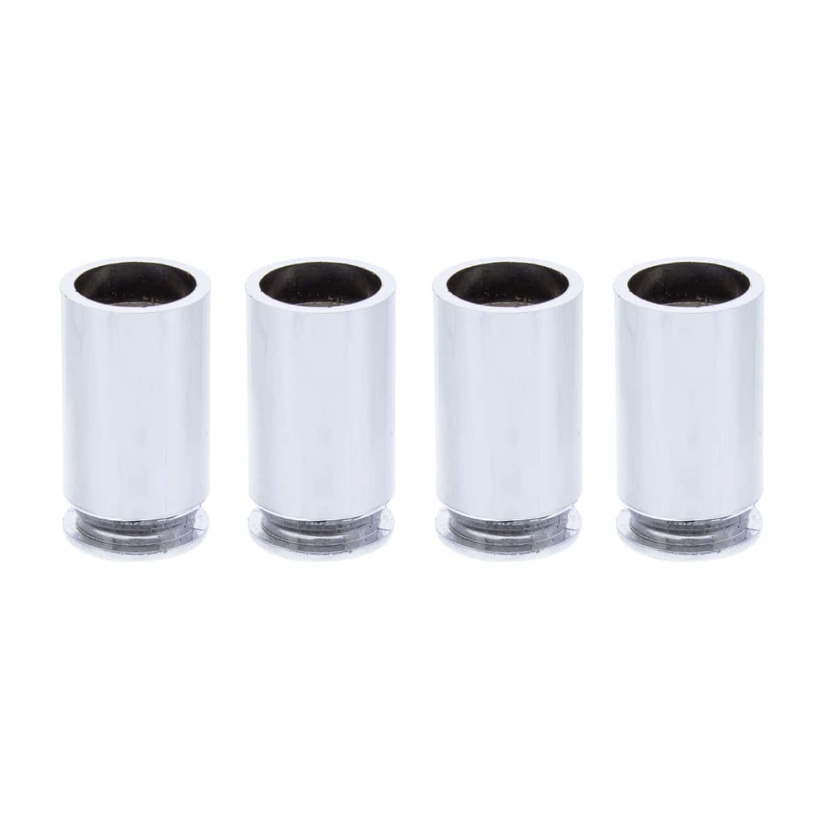 Chrome Bullet Casing Valve Caps (4-Pack) 3 Chrome Bullet Casing Valve Caps (4-Pack)