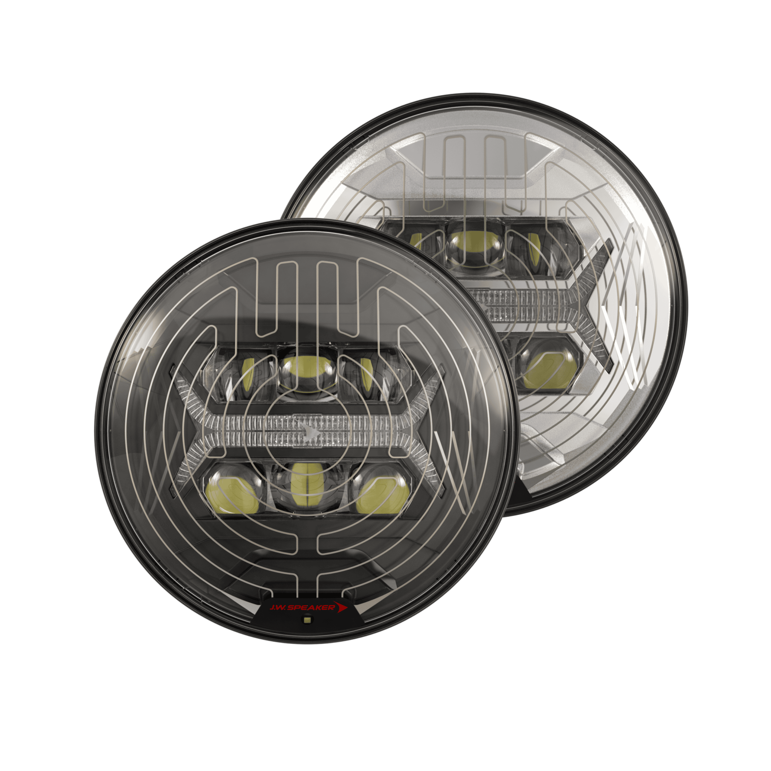 JW Speaker Model 8700 EVO-X 7" 5-in-1 Heated Headlight (Hi/Lo Beam)
