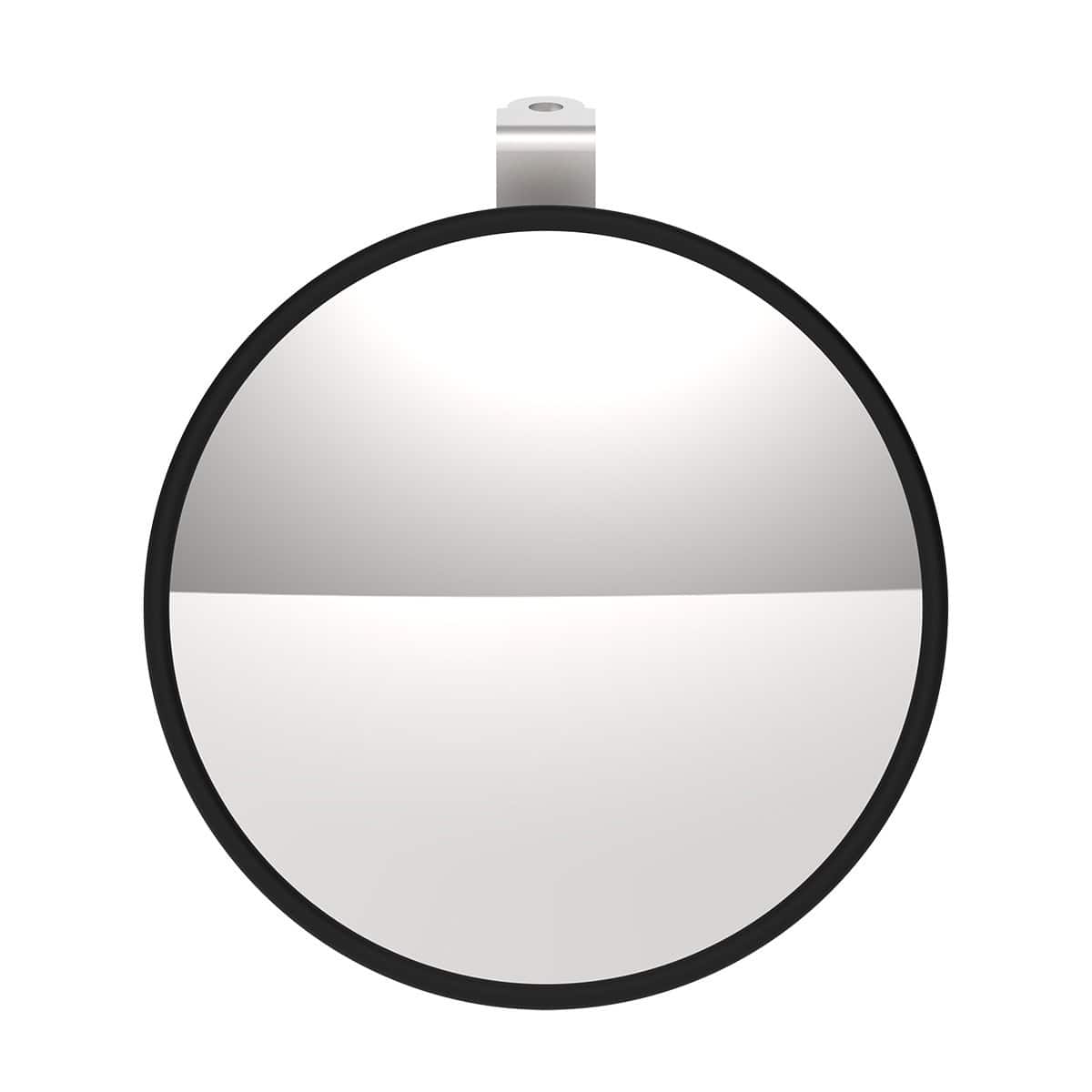 8-1/2&Quot; 430 Stainless Steel Convex Mirror With Led 4 8-1/2" 430 Stainless Steel Convex Mirror With LED