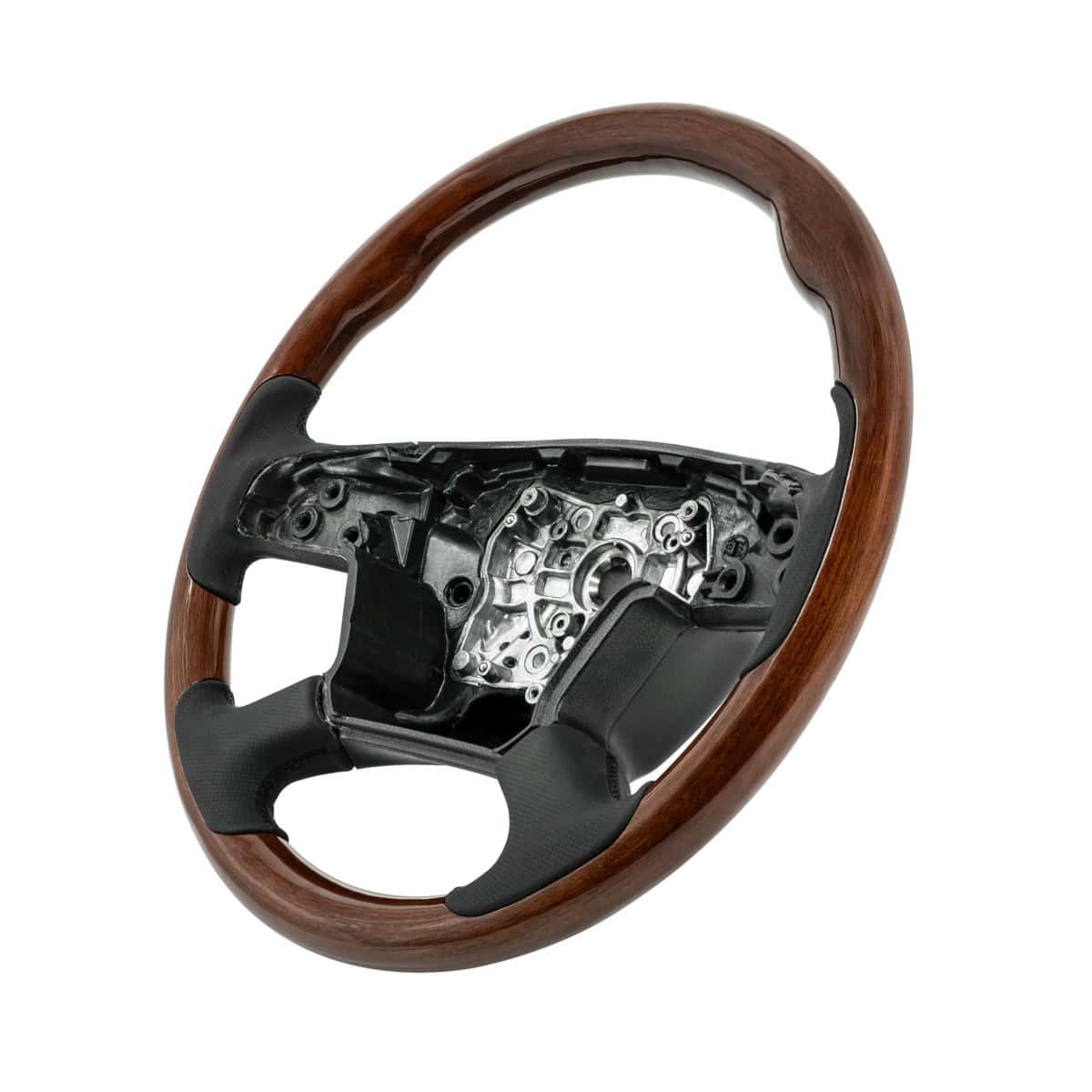 18" YourGrip Wood Steering Wheel For 2018-2026 Freightliner Cascadia