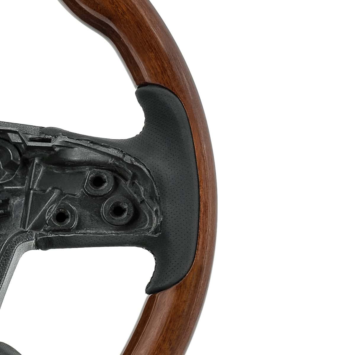 18&Quot; Yourgrip Wood Steering Wheel For 2018-2026 Freightliner Cascadia 4 18" YourGrip Wood Steering Wheel For 2018-2026 Freightliner Cascadia