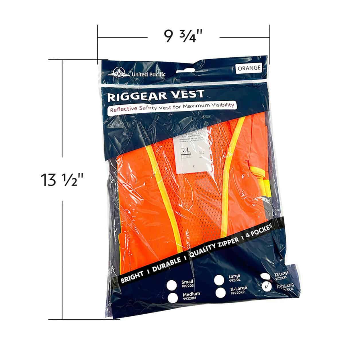 Riggear High Visibility Reflective Orange Safety Vest 4 RigGear High Visibility Reflective Orange Safety Vest