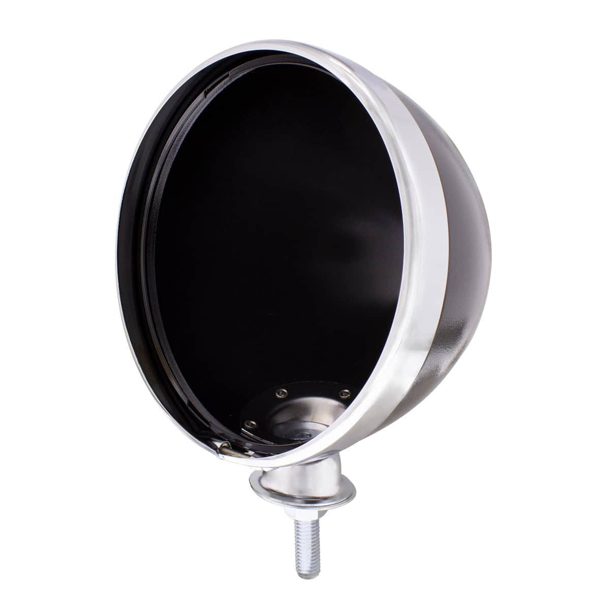 7&Quot; Dietz Style Headlight Housing (Pair) 5 7" Black Dietz Style Headlight Housing & Chrome Rim Only and 34222 Pigtail (Pair)