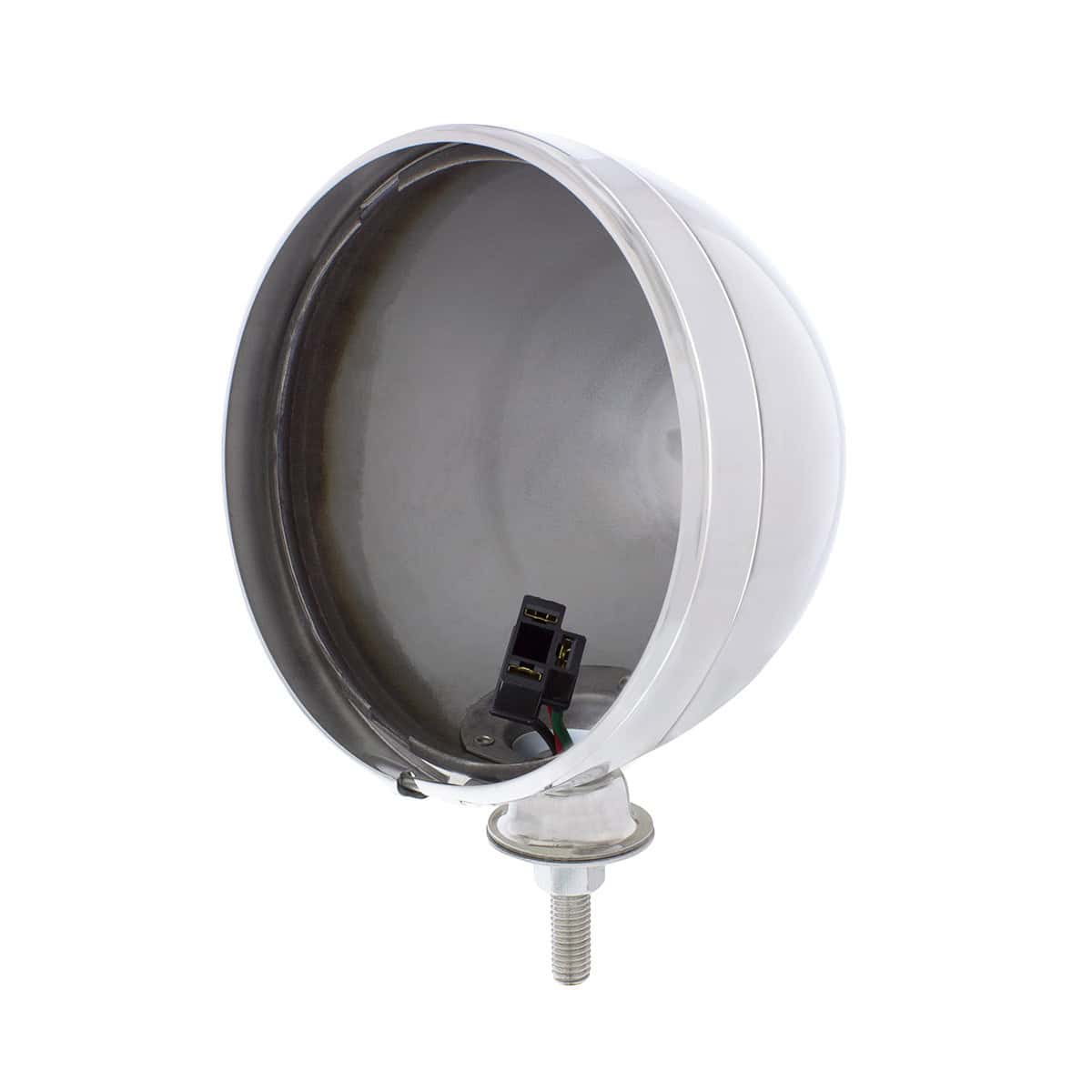 7&Quot; Dietz Style Headlight Housing (Pair) 8 7" Stainless Dietz Style Headlight Housing Only and 34222 Pigtail (Pair)