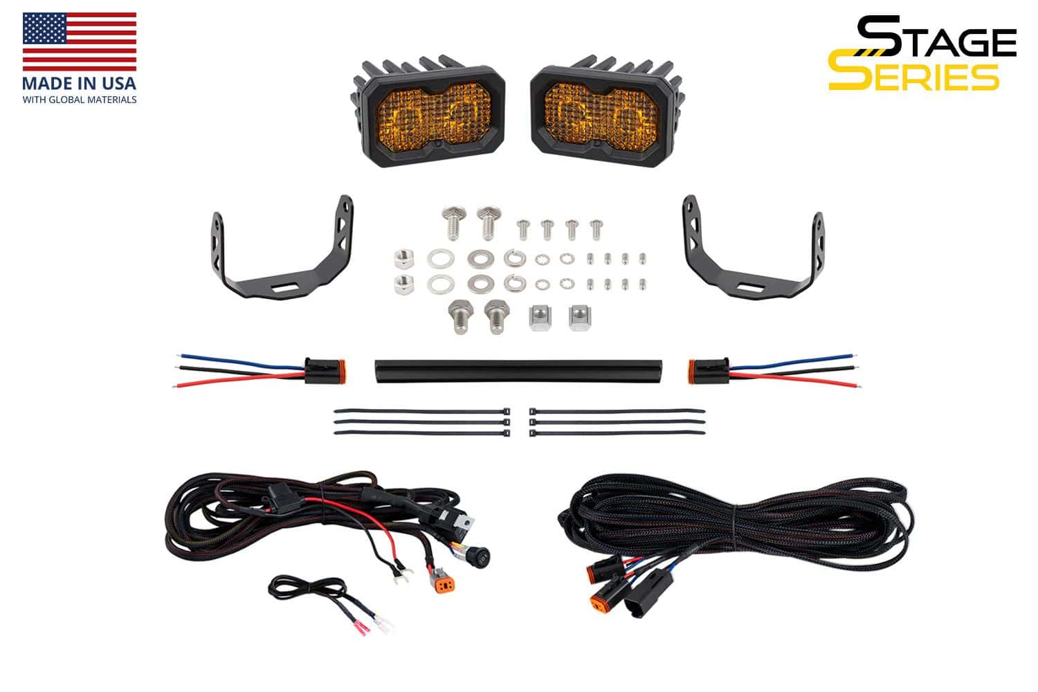 Diode Dynamics Stage Series LED Chase Light Kit for Kuat IBEX Bed Rack
