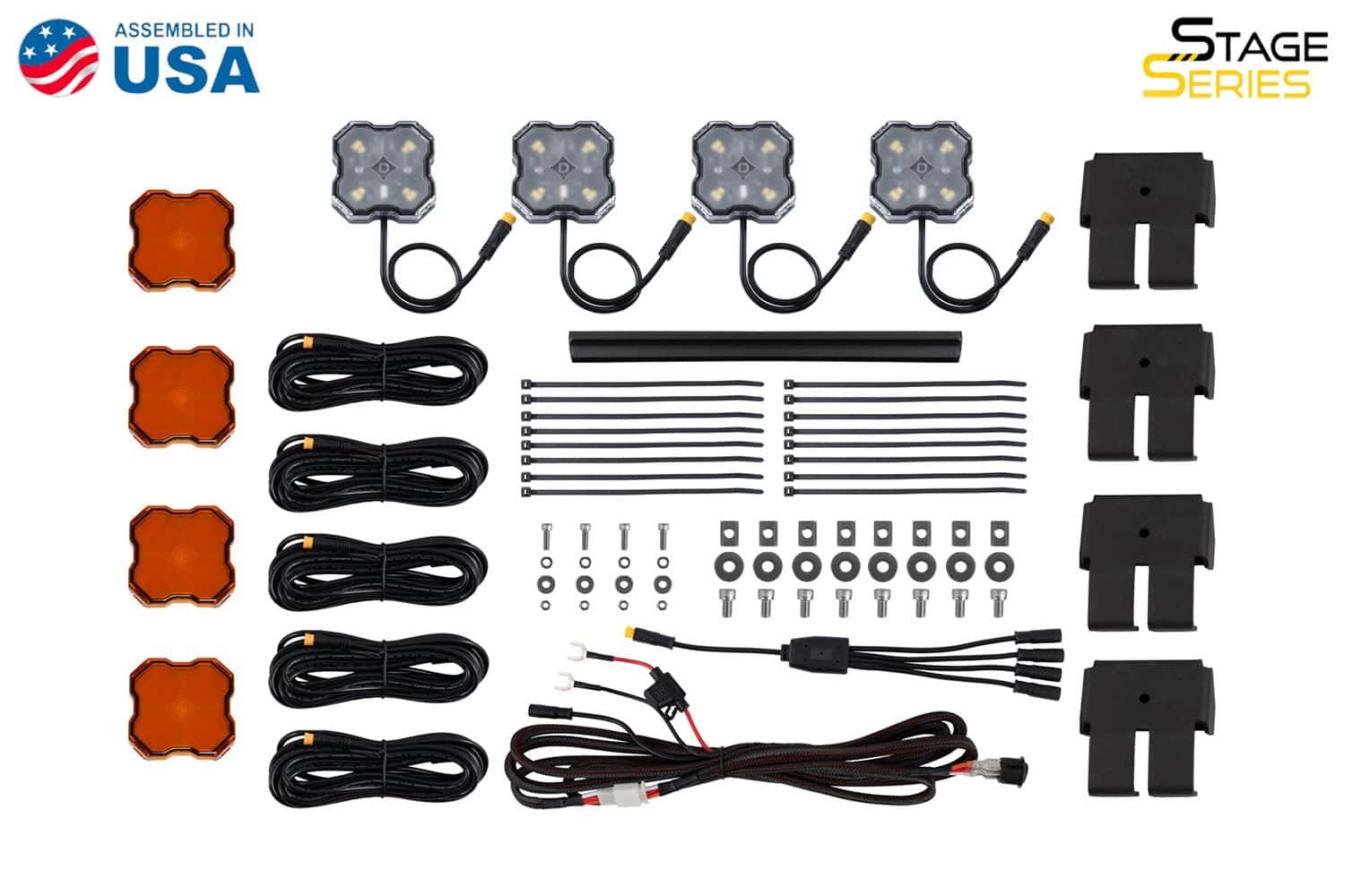 Diode Dynamics Stage Series LED Scene Light Kit for Kuat IBEX Bed Rack