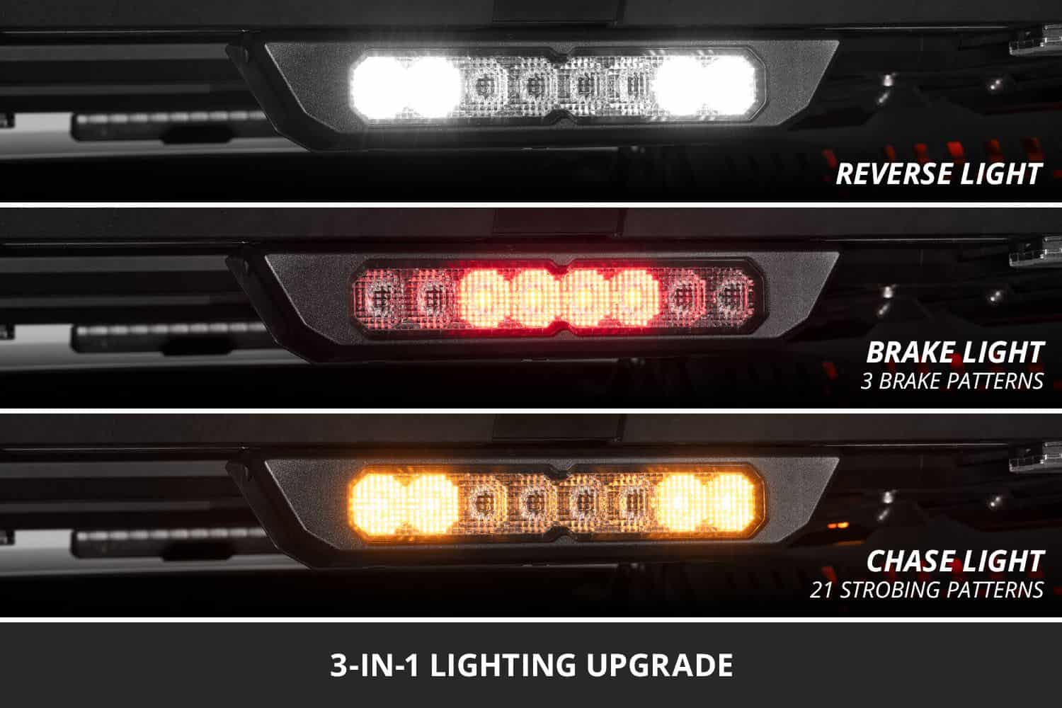 Diode Dynamics Kuat Ibex Bed Rack With Ss10 Chase Light Kit 4 Diode Dynamics Kuat IBEX Bed Rack with SS10 Chase Light Kit