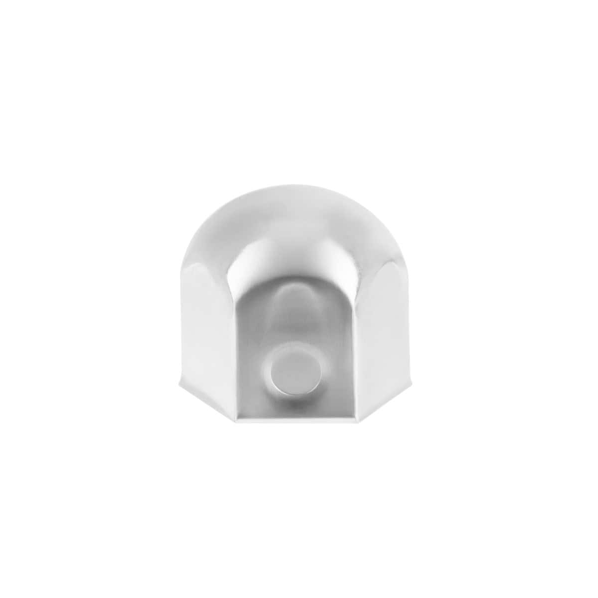 1-1/2" X 1-1/2" Chrome Steel Standard Nut Cover