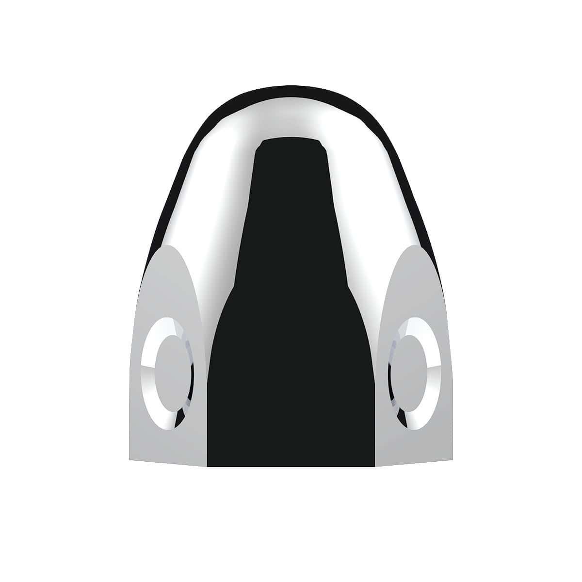 1-1/2" X 2" Chrome Steel Bullet Nut Cover