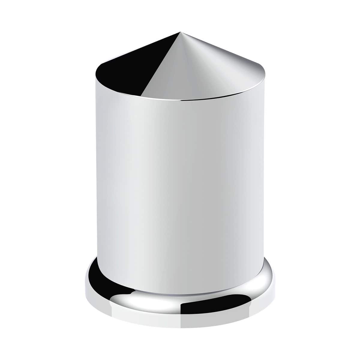 1-1/2" X 3" Chrome Plastic Pointed Nut Cover - Push-On