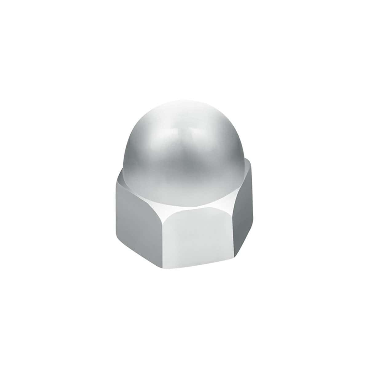 7/16" X 5/8" Chrome Die-Cast Acorn Nut Cover (50 pcs/Bag)