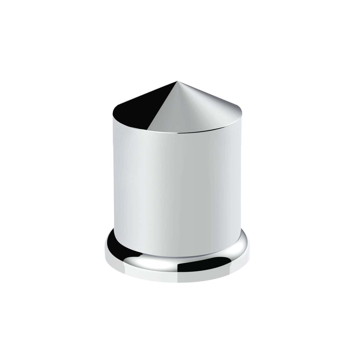 3/4" X 1-1/2" Chrome Plastic Pointed Nut Cover - Push-On