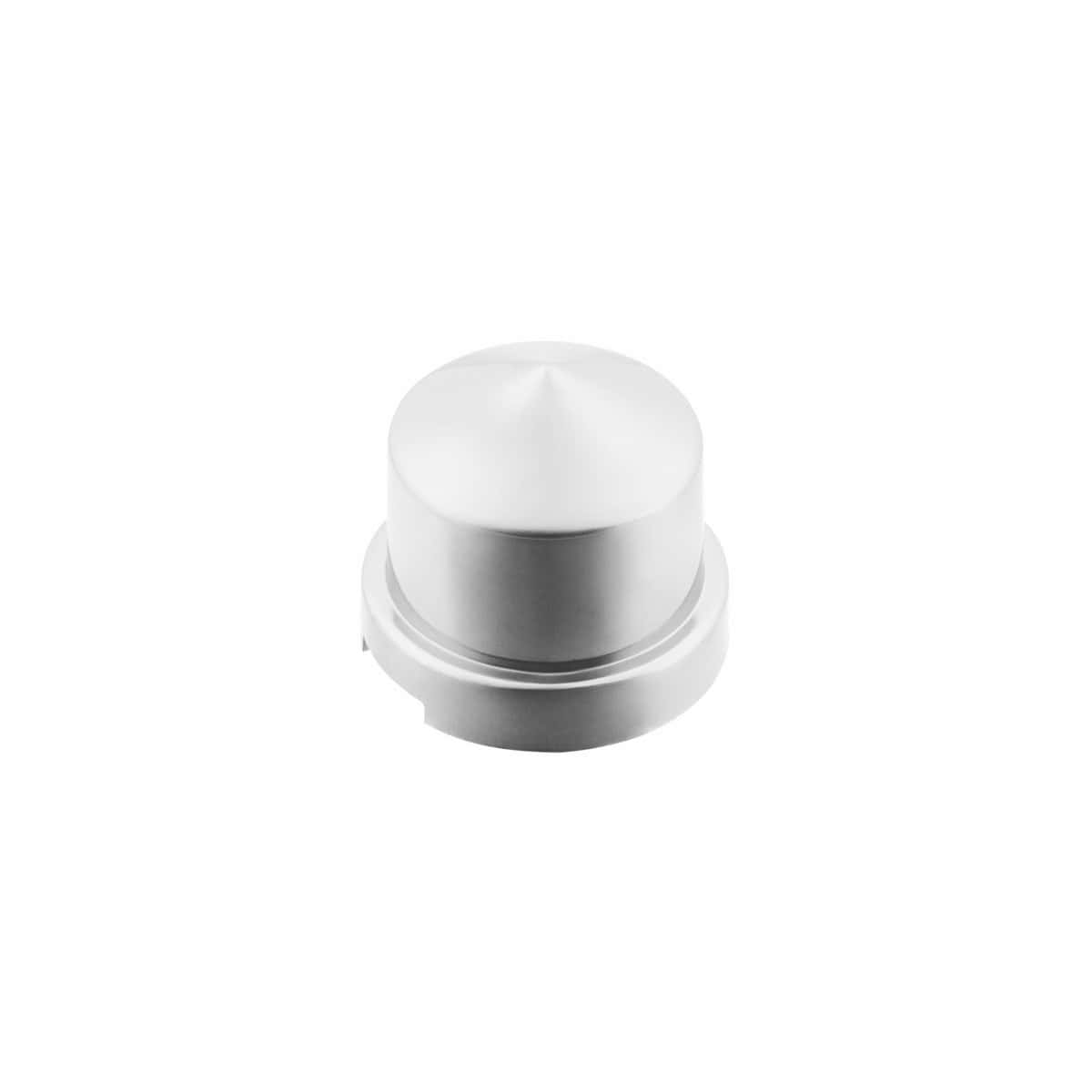 7/16" x 3/4" Chrome Plastic Pointed Nut Covers - Push-On
