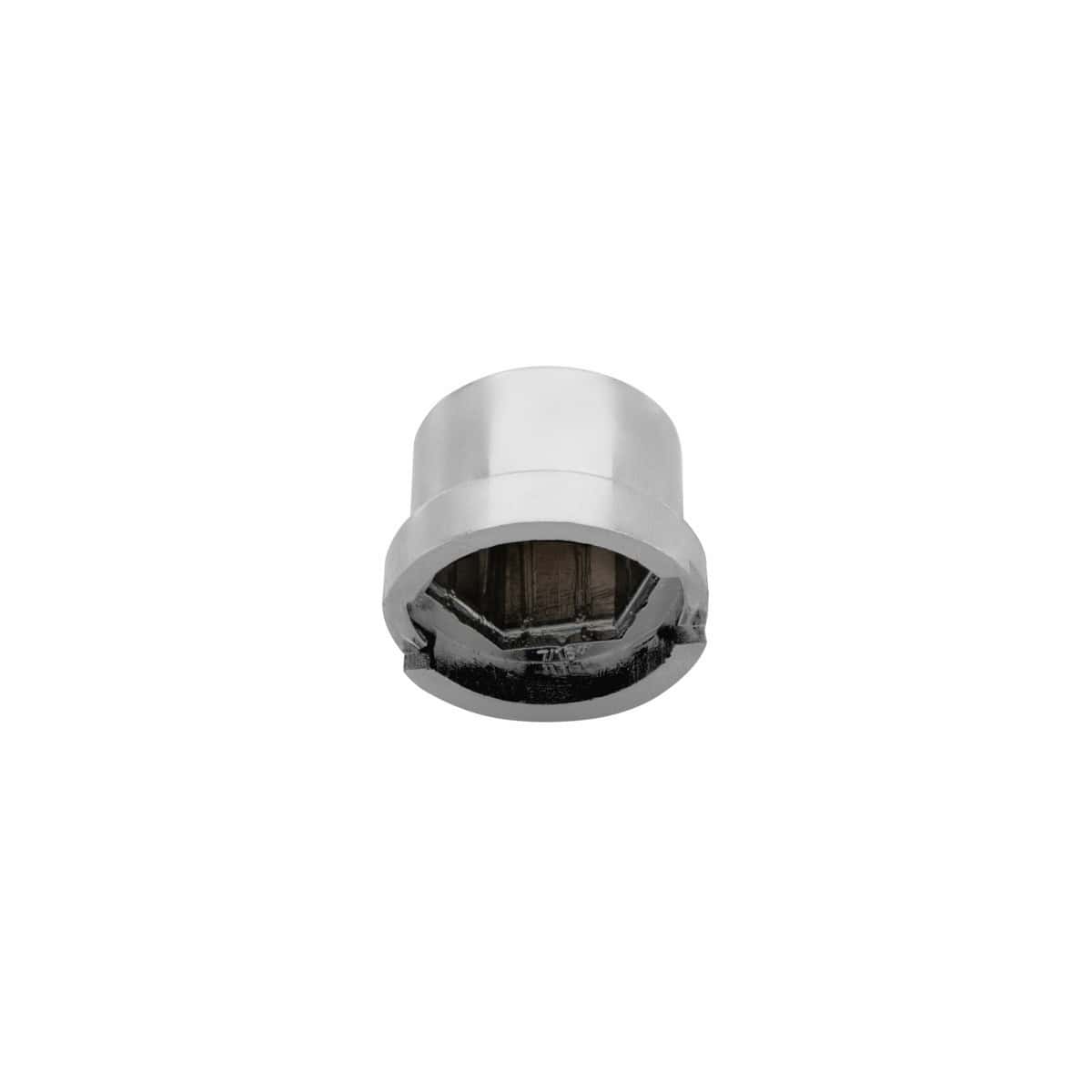 7/16&Quot; X 3/4&Quot; Chrome Plastic Pointed Push-On Nut Cover 3 7/16" x 3/4" Chrome Plastic Pointed Nut Covers - Push-On
