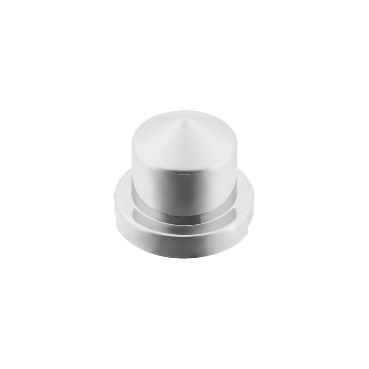 9/16" x 1-1/4" Chrome Plastic Pointed Nut Covers - Push-On