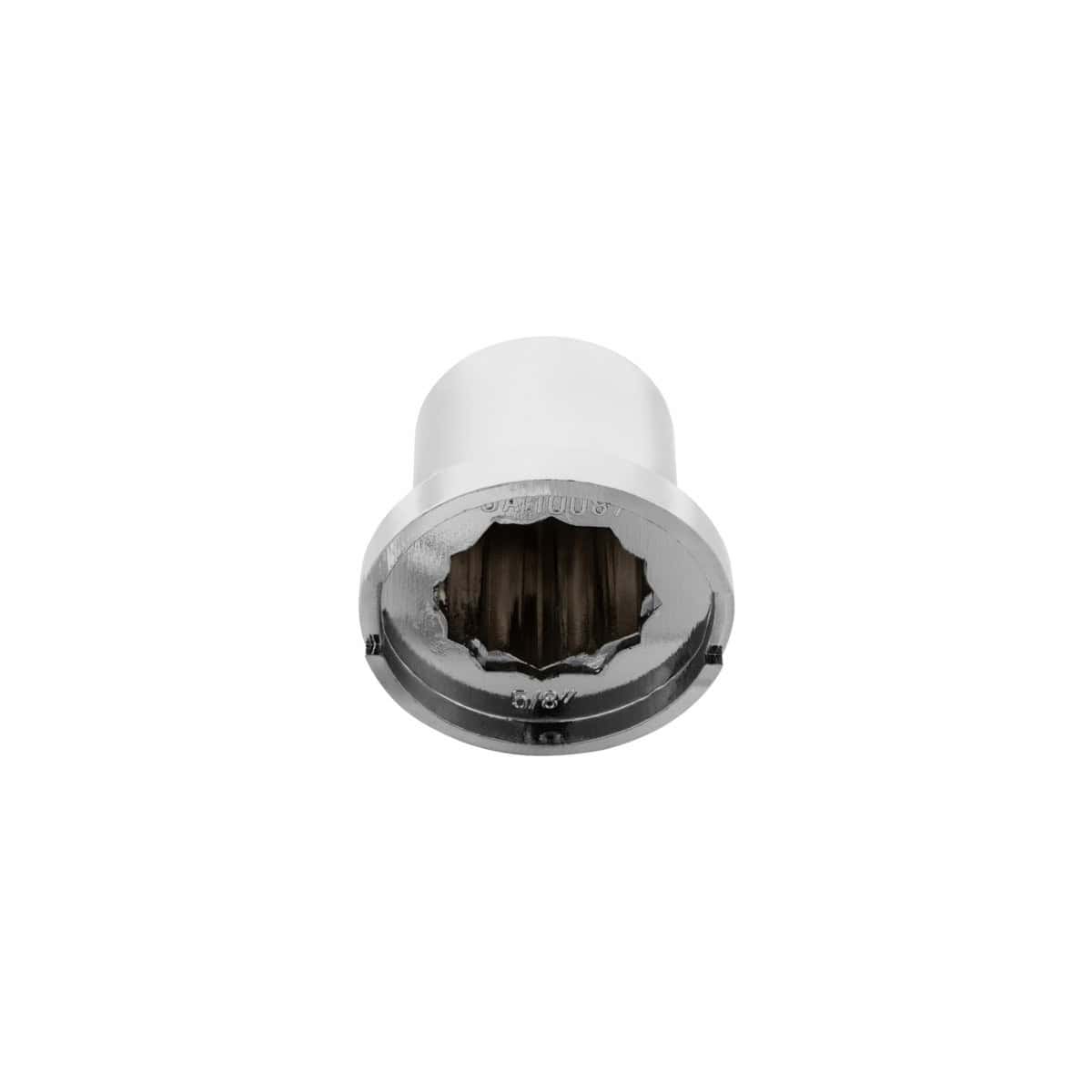 5/8" X 1-1/4" Chrome Plastic Pointed Nut Cover - Push-On