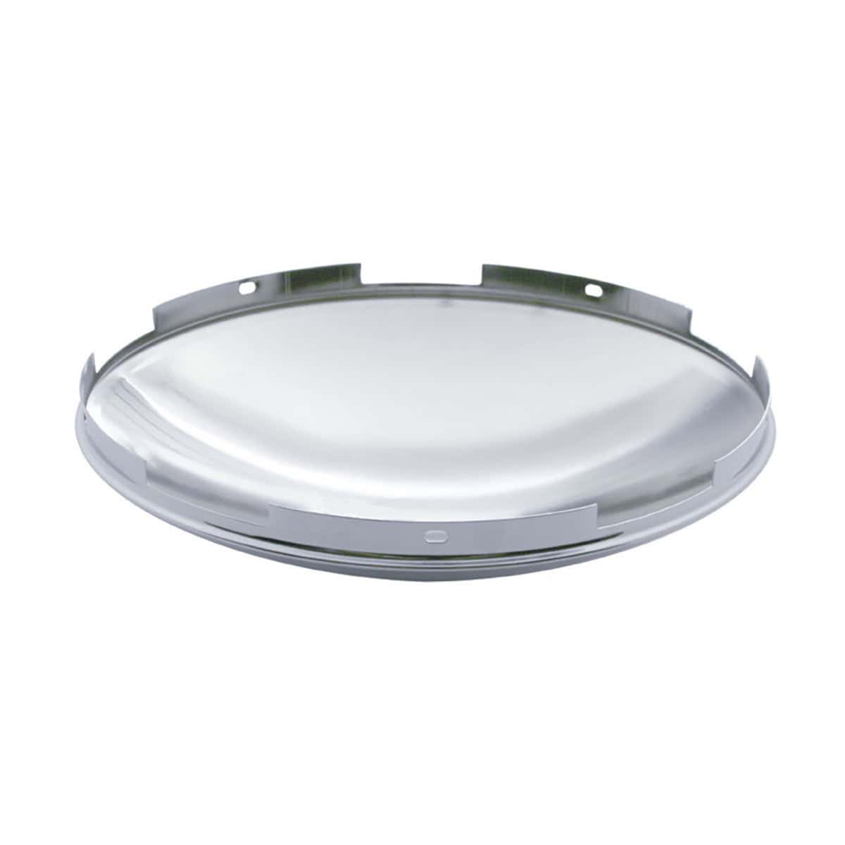 5 Even Notched Chrome Dome Front Hubcap - 7/16" Lip
