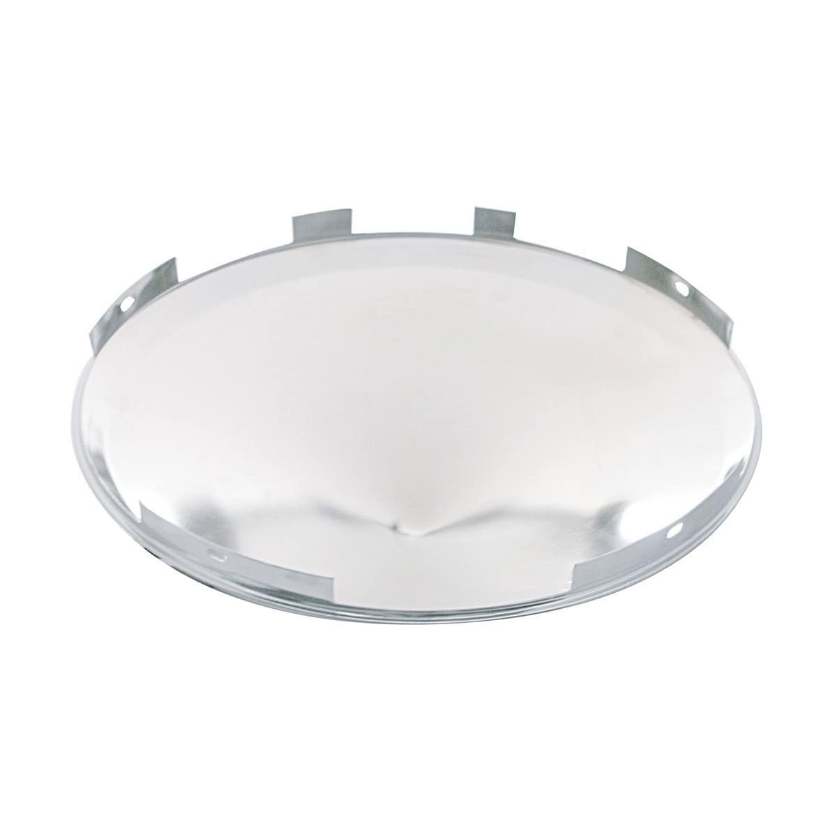 Universal Chrome Pointed Front Hubcap - 7/16" Lip