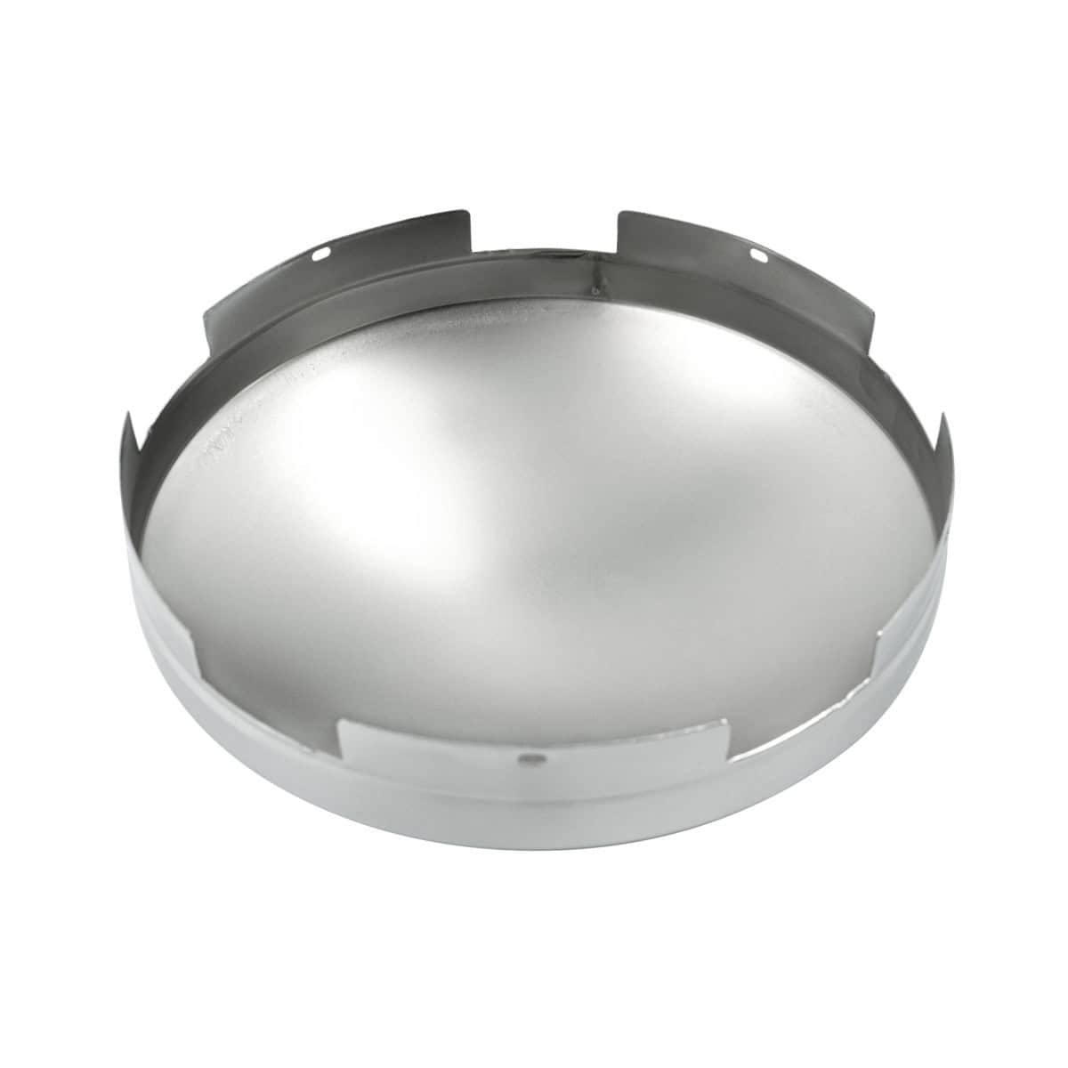 5 Even Notched Chrome Dome Front Hubcap - 3/4" Side Wall