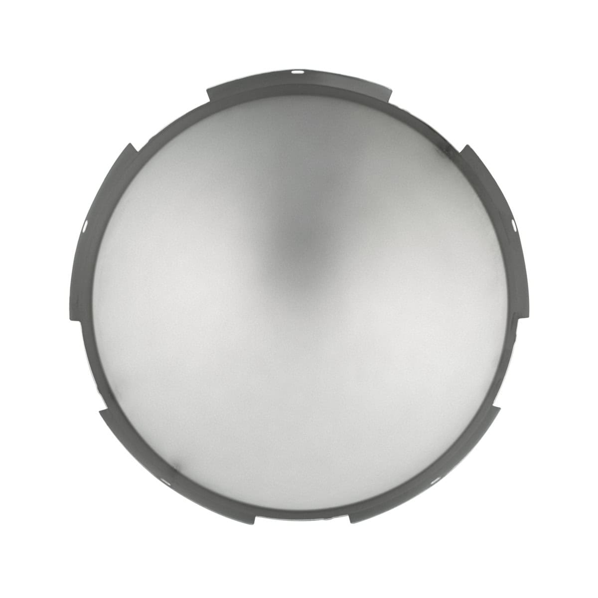 5 Even Notched Chrome Dome Front Hubcap - 3/4&Quot; Side Wall 3 5 Even Notched Chrome Dome Front Hubcap - 3/4" Side Wall