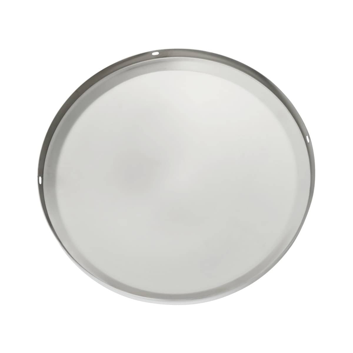 No Notch Chrome Pointed Front Hubcap - 1/2" Lip