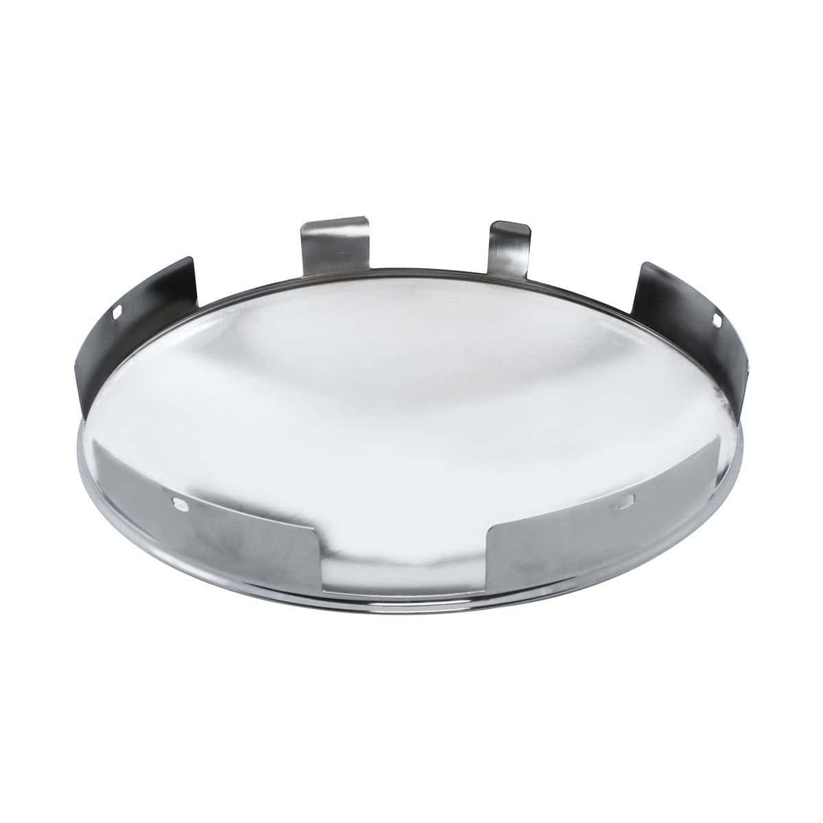 6 Uneven Notched Dome Front Hubcap 5 6 Uneven Notched Chrome Dome Front Hubcap - 1" Lip
