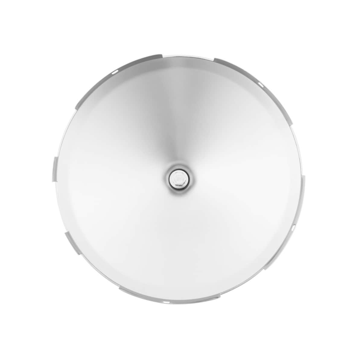 Universal Chrome Front Hubcap With Iron Cross Spinner - 7/16&Quot; Lip 3 Universal Chrome Front Hubcap With Iron Cross Spinner - 7/16" Lip