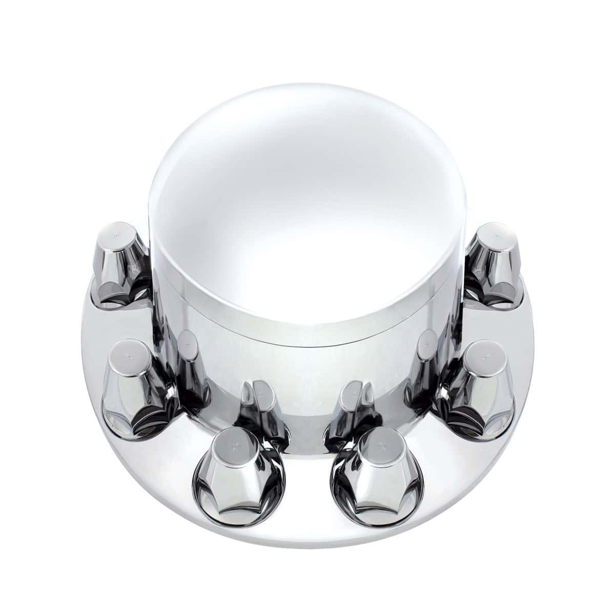 Dome Rear Axle Cover With 33Mm Standard Thread-On Nut Covers 3 Dome Rear Axle Cover With 33mm Standard Thread-On Nut Covers - Chrome