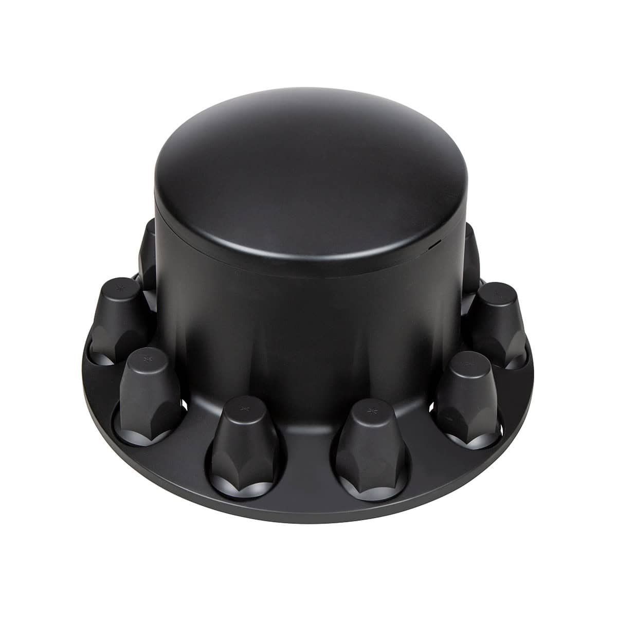 Dome Rear Axle Cover With 33Mm Standard Thread-On Nut Covers 6 Dome Rear Axle Cover With 33mm Standard Thread-On Nut Covers - Matte Black
