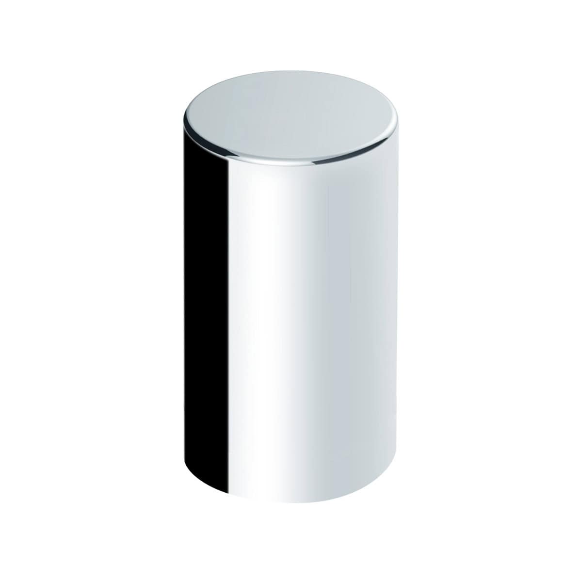 33mm x 3-1/2" Chrome Plastic Cylinder Nut Cover - Push-On (10-Pack)