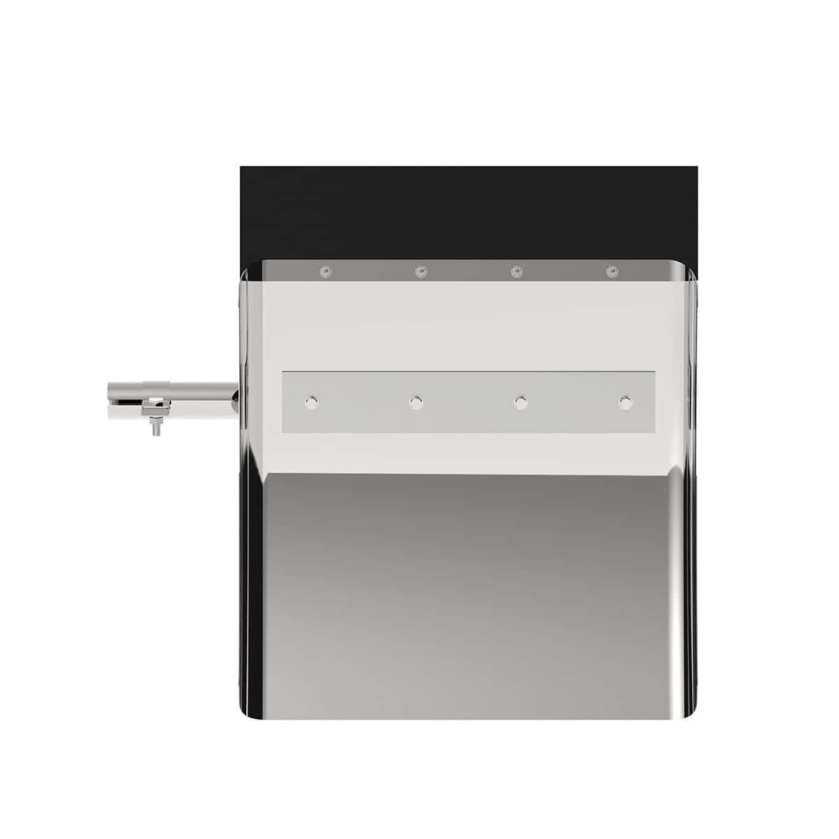 430 Stainless Quarter Fender With Tube Bracket Set (Pair) 4 430 Stainless Quarter Fender With Tube Bracket Set (Pair)