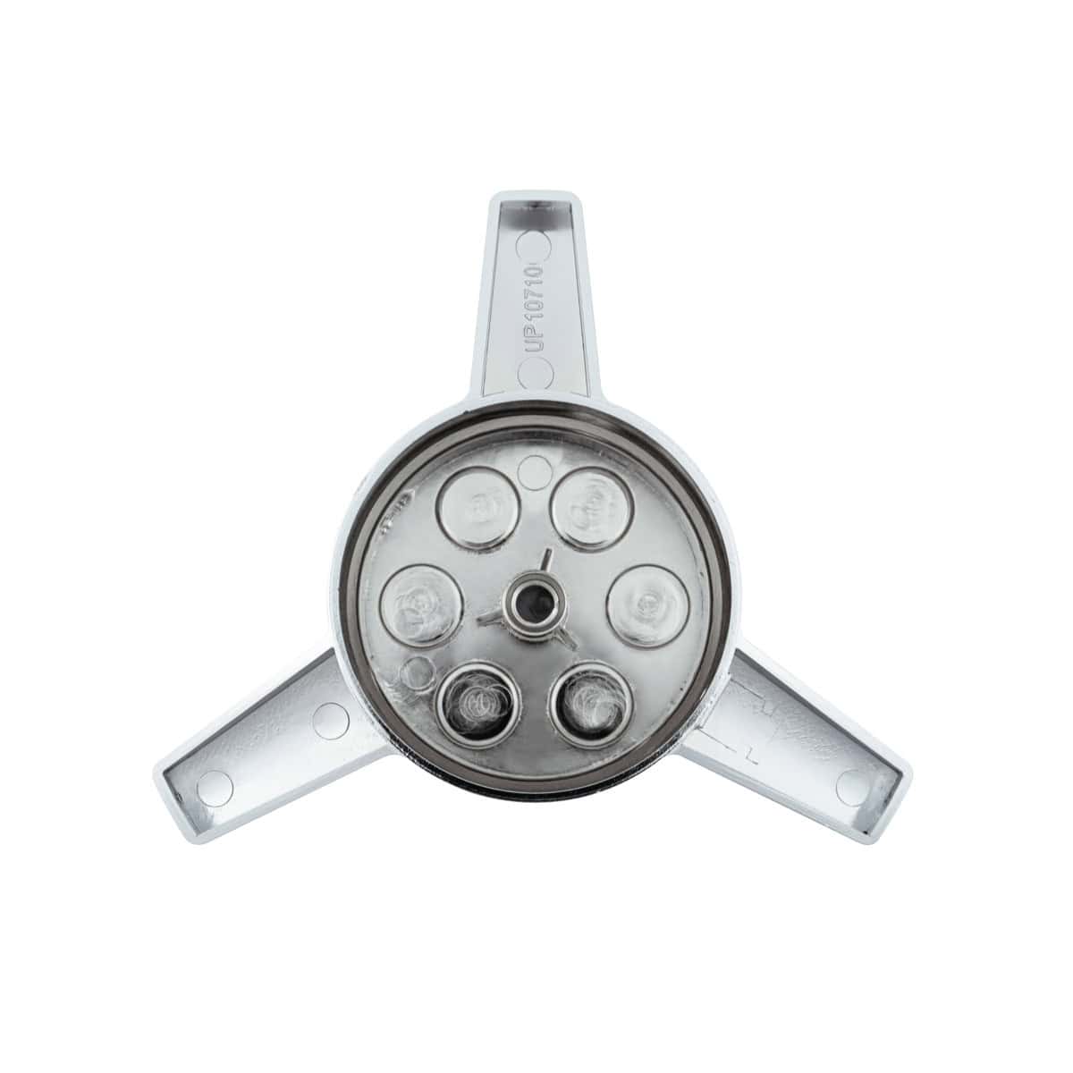 Chrome Plastic Gun Cylinder Hubcap Spinner Only 3 Chrome Plastic Gun Cylinder Hubcap Spinner Only
