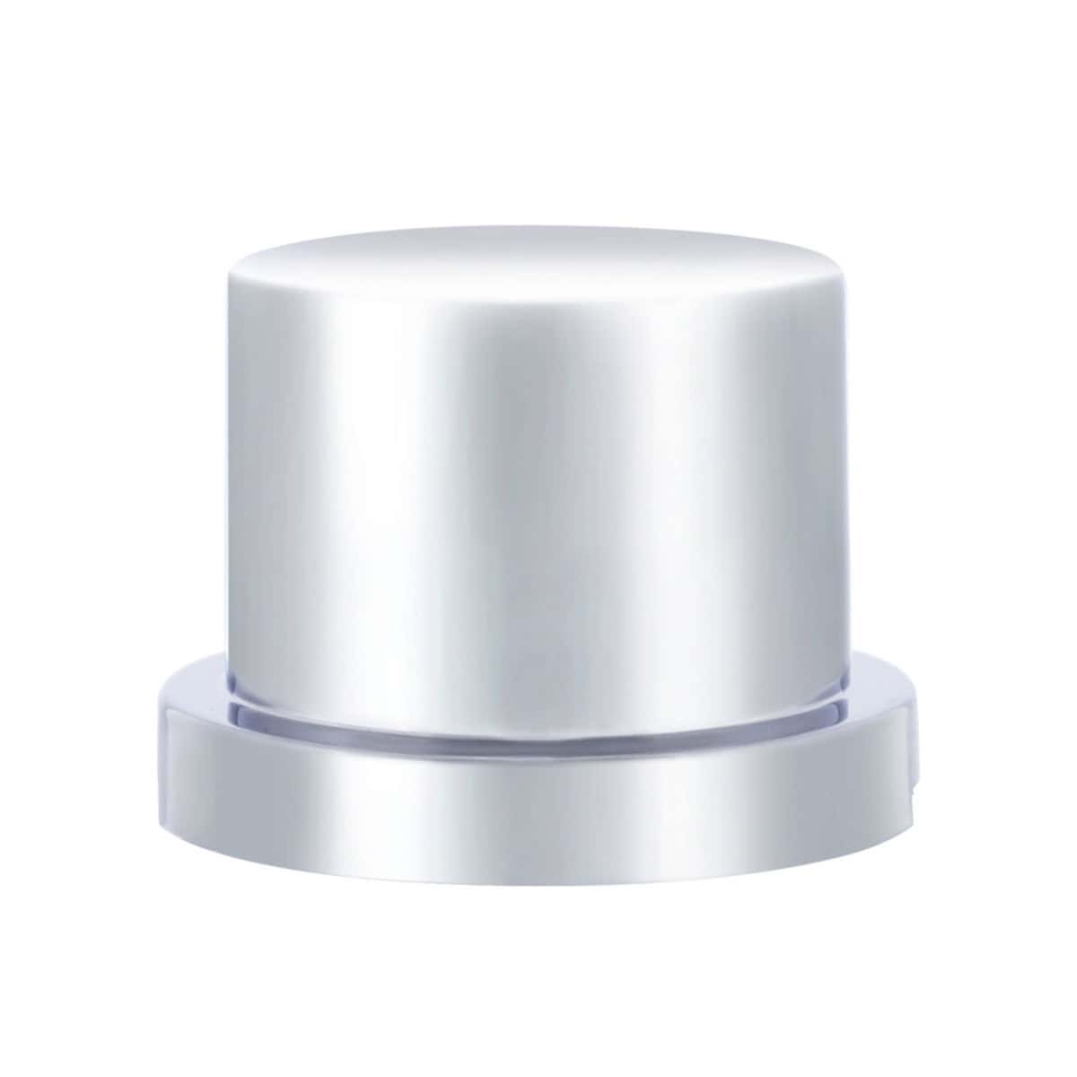 9/16&Quot; X 11/16&Quot; Chrome Plastic Flat Top Nut Cover - Push-On 3 9/16" X 11/16" Chrome Plastic Flat Top Nut Covers - Push-On (10-Pack)