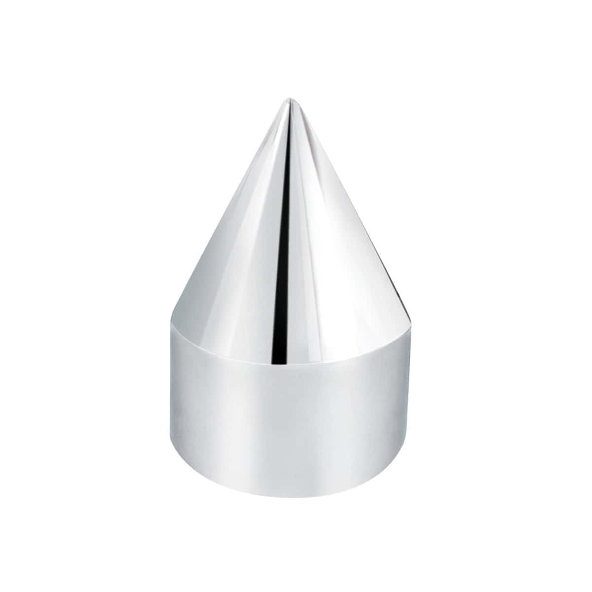 7/16" X 1-1/4" Chrome Plastic Spike Nut Cover - Push-On