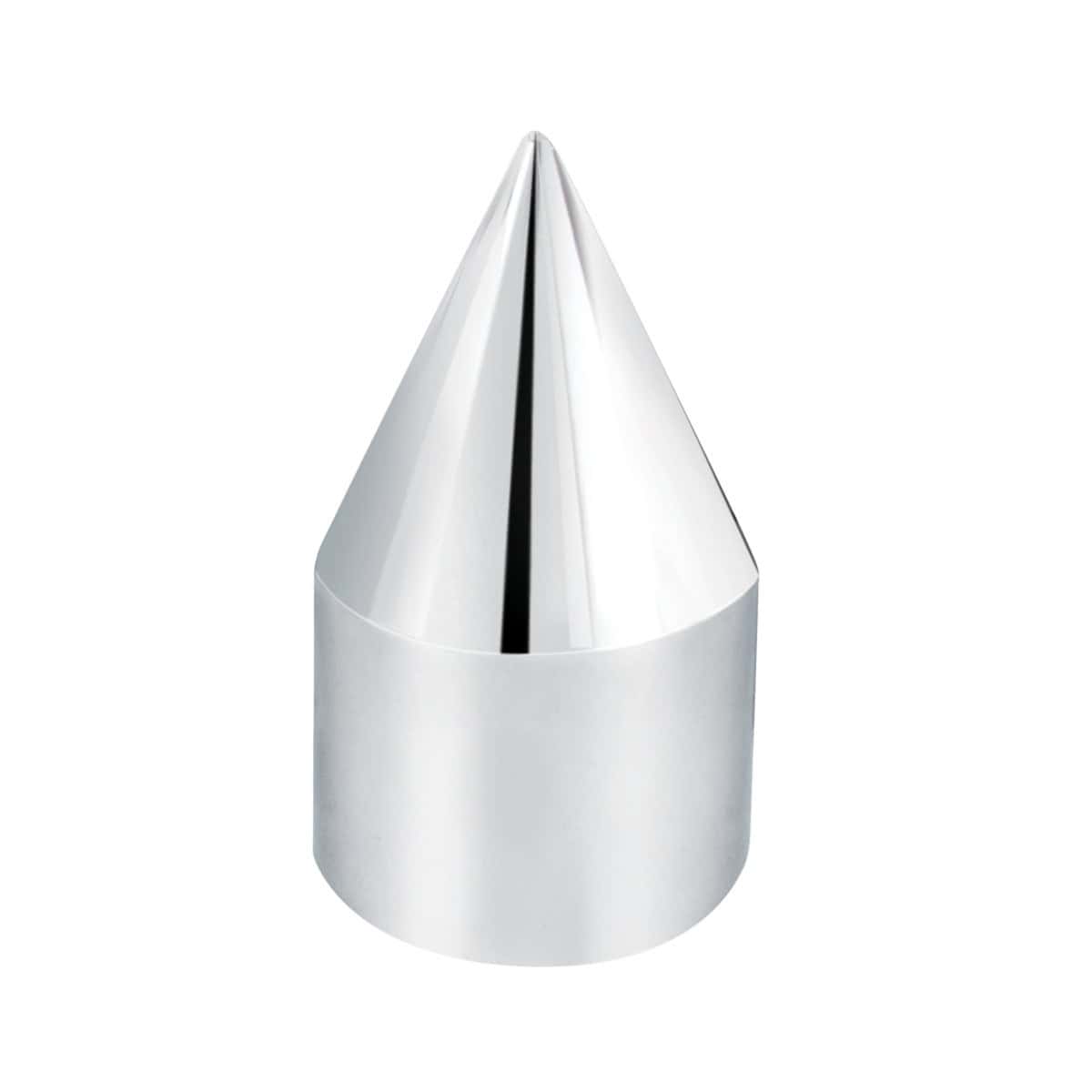 11/16&Quot; X 2-1/16&Quot; Chrome Plastic Spike Nut Cover - Push-On 3 11/16" x 2-1/16" Chrome Plastic Spike Nut Covers - Push-On