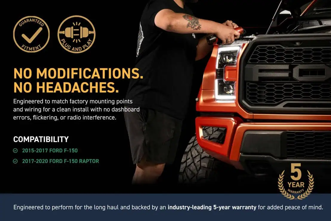 Morimoto 17-20 Ford Raptor Xb Evo Led Headlights 8 Morimoto 17-20 Ford Raptor XB Evo LED Headlights