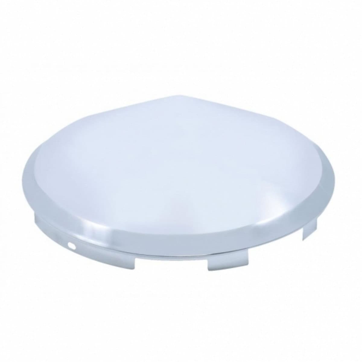 6 Uneven Notched Pointed Front Hubcap 6 6 Uneven Notched Stainless Steel Pointed Front Hubcap - 7/16" Lip